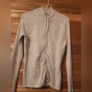 The North Face Women's Light  Full-Zip Leaf-Print Cardigan Size M